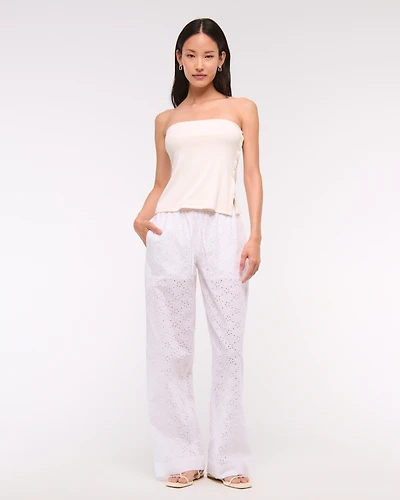 Eyelet Pull-On Pant