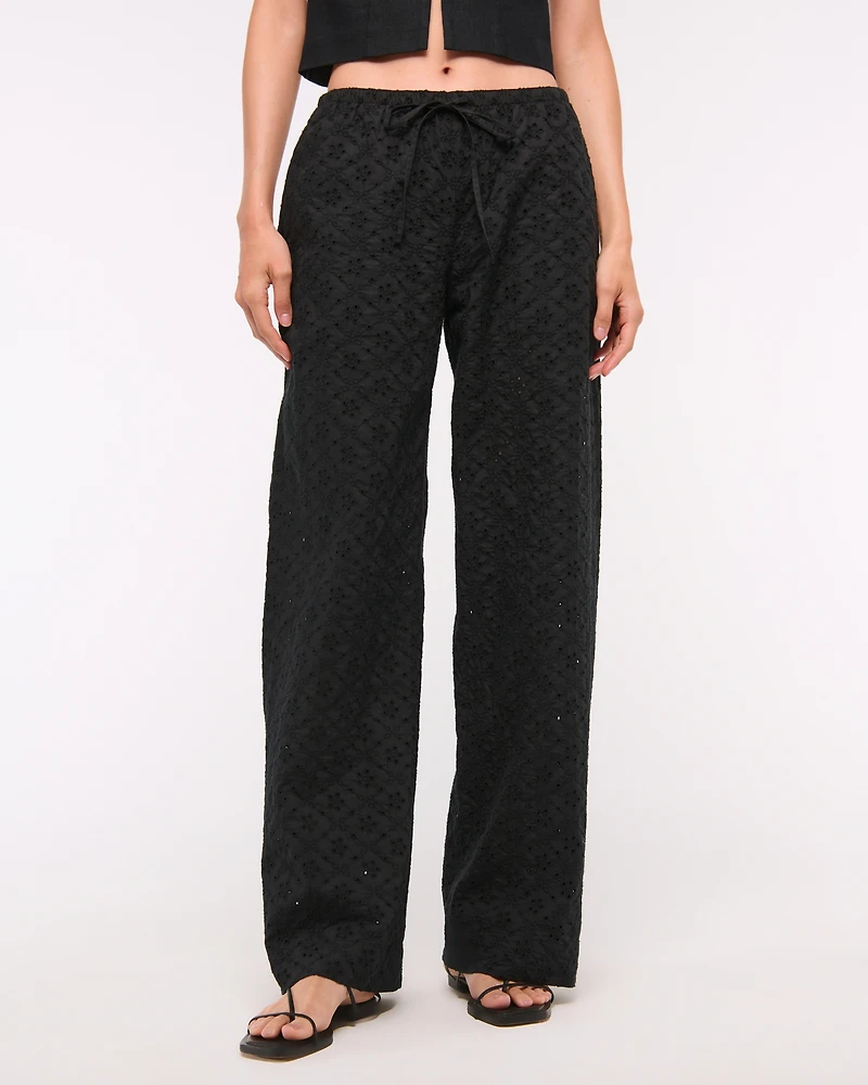 Eyelet Pull-On Pant