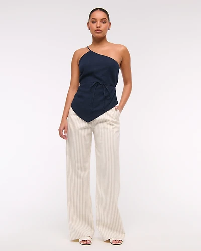 A&F Sloane Tailored Wide Leg Pant