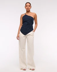 A&F Sloane Tailored Wide Leg Pant