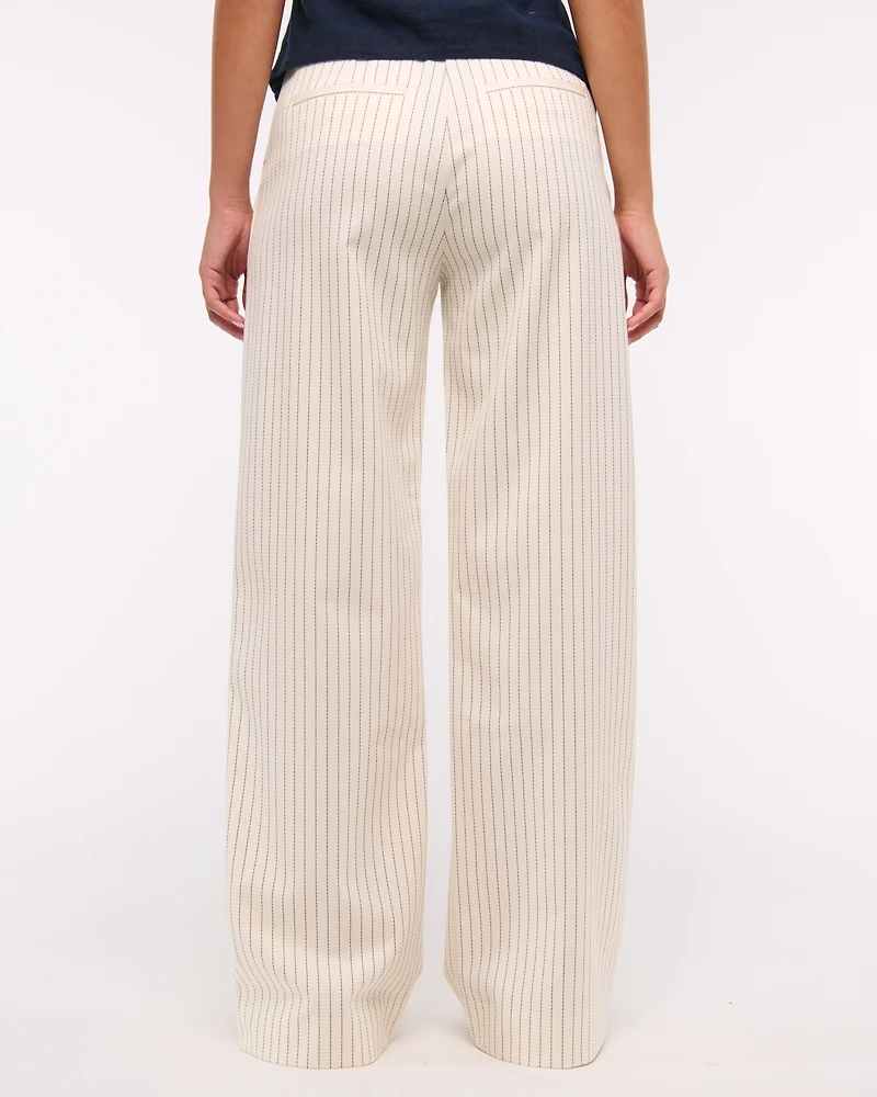 A&F Sloane Tailored Wide Leg Pant