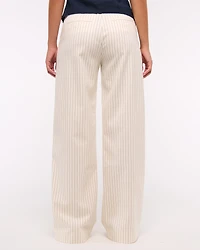 A&F Sloane Tailored Wide Leg Pant