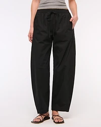 Poplin Barrel Pull-On Pant