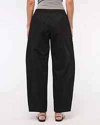 Poplin Barrel Pull-On Pant