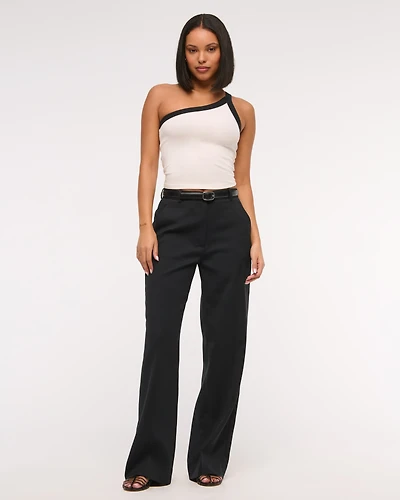 Tailored Wide Leg Pant