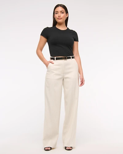 Curve Love Tailored Wide Leg Pant