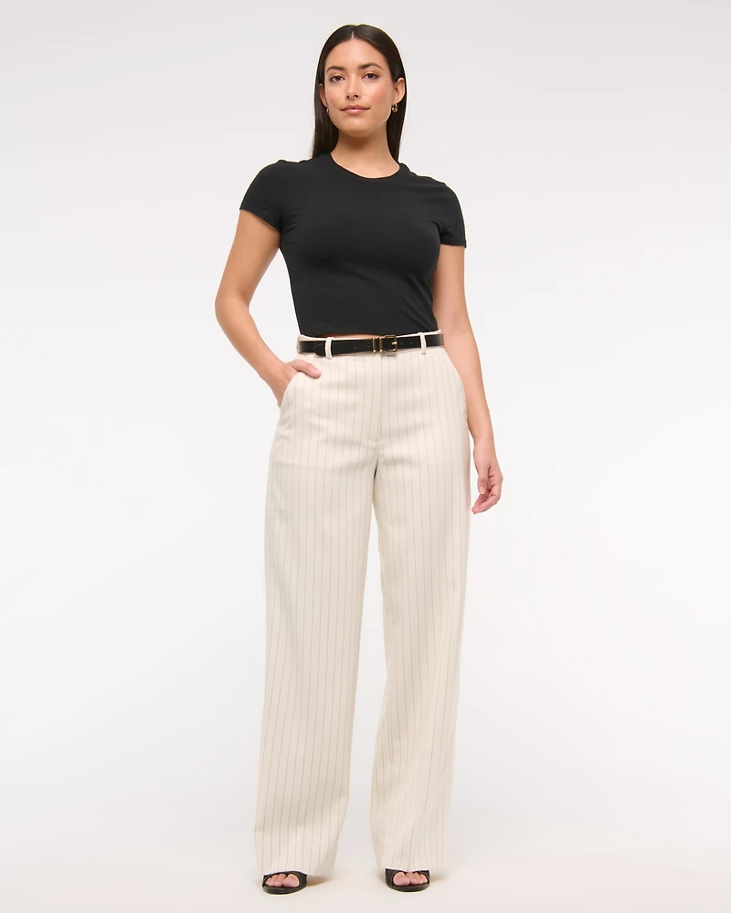 Curve Love Tailored Wide Leg Pant