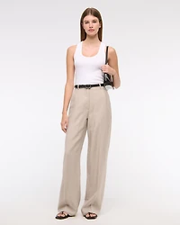 Drapey Tailored Wide Leg Pant