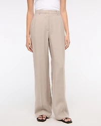Drapey Tailored Wide Leg Pant