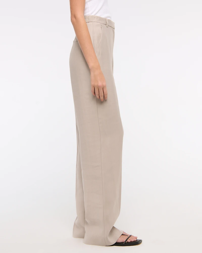 Drapey Tailored Wide Leg Pant