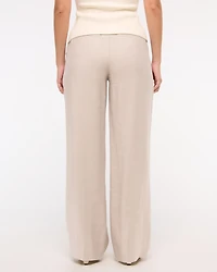 Curve Love Drapey Tailored Wide Leg Pant
