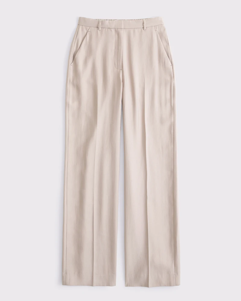 Curve Love Drapey Tailored Wide Leg Pant