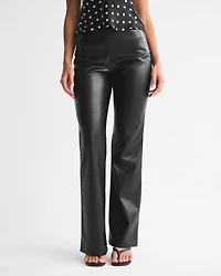 Curve Love High Rise Slim Boot Vegan Leather Pant