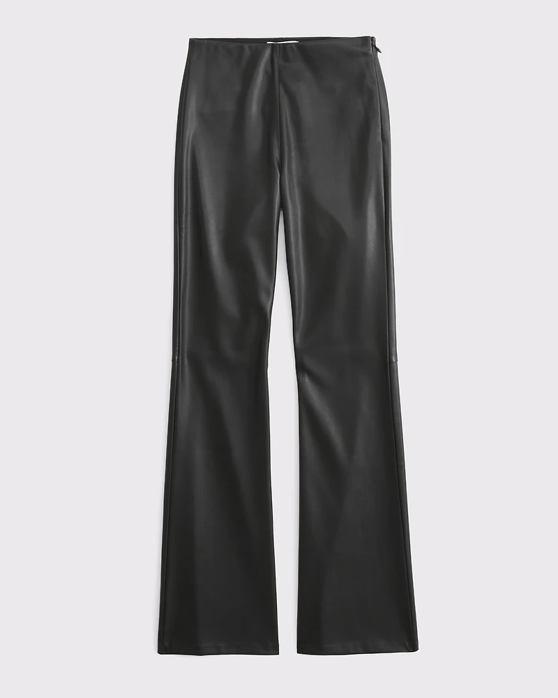 Curve Love High Rise Slim Boot Vegan Leather Pant
