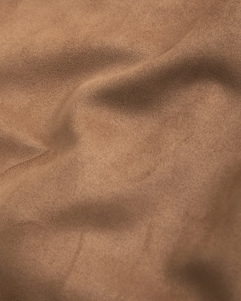 High Rise 90s Relaxed Vegan Suede Pant