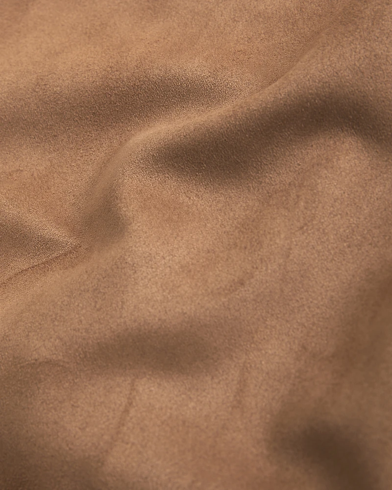 Curve Love High Rise 90s Relaxed Vegan Suede Pant