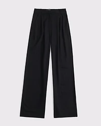 A&F Sloane Linen-Blend Wide Leg Pant