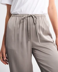 Satin Pull-On Pant
