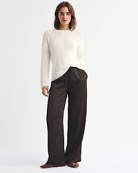 Satin Pull-On Pant