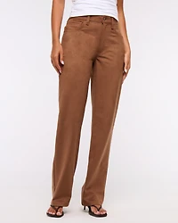 Vegan Suede 90s Relaxed Pant