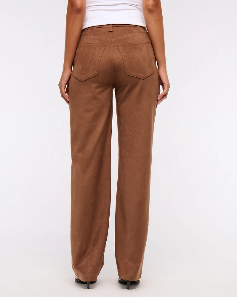 Vegan Suede 90s Relaxed Pant