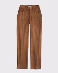 Vegan Suede 90s Relaxed Pant