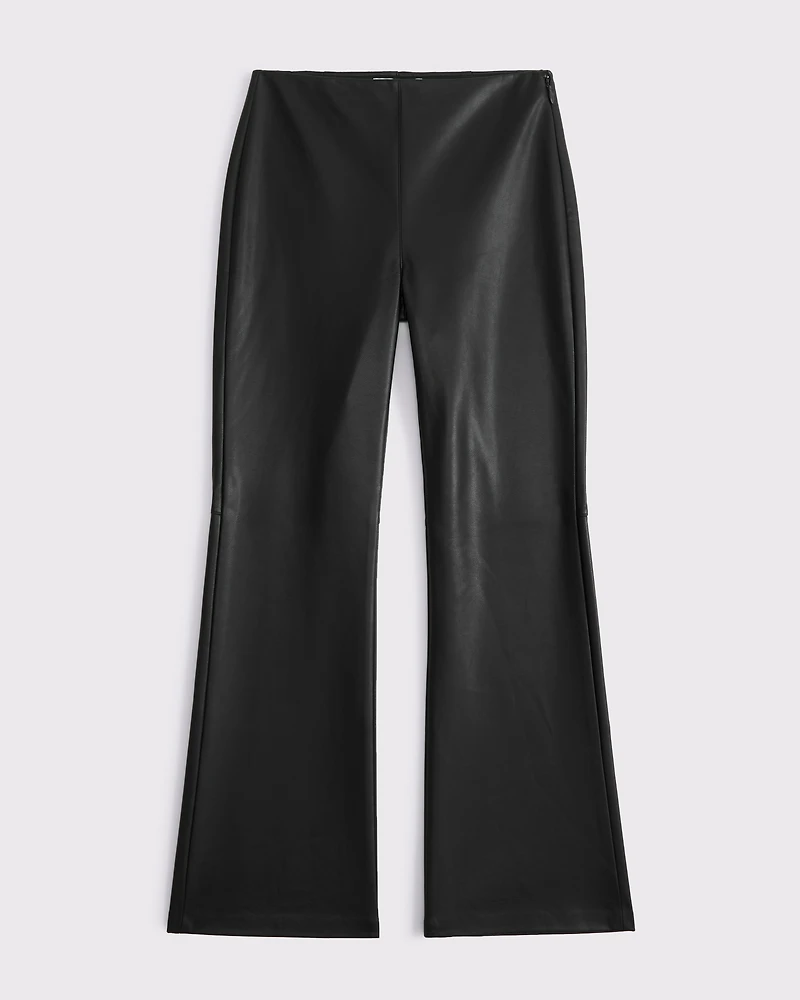 Vegan Leather Boot Trouser