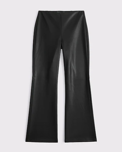 Vegan Leather Boot Trouser