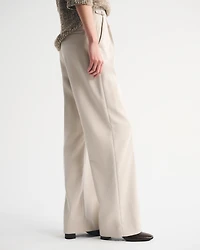 A&F Sloane Tailored Hardware Wide Leg Pant