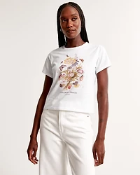 Short-Sleeve Fitzwilliam Museum Graphic Skimming Tee