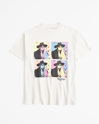 Oversized Mary J. Blige Graphic Tee