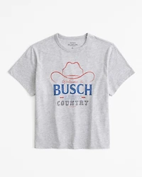 Short-Sleeve Busch Light Graphic Skimming Tee