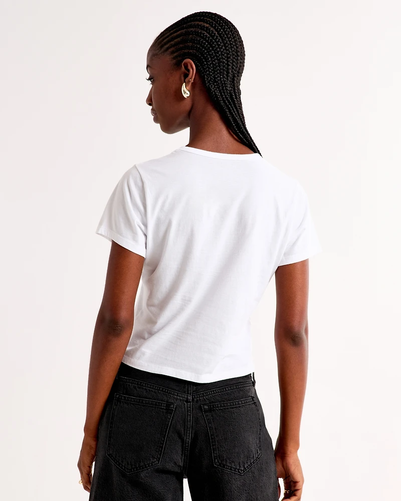 Short-Sleeve I Love Sports Graphic Skimming Tee