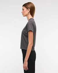 Short-Sleeve Britney Spears Graphic Skimming Tee