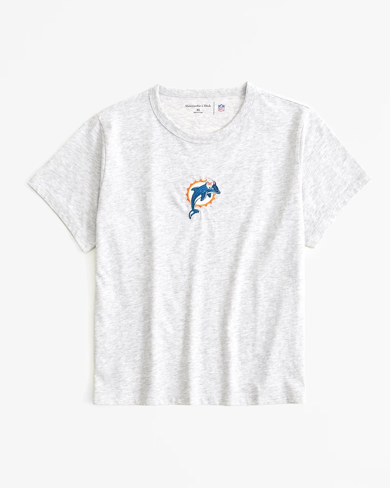 Short-Sleeve Miami Dolphins Graphic Skimming Tee