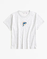 Short-Sleeve Miami Dolphins Graphic Skimming Tee