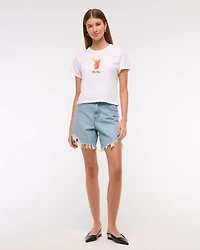 Short-Sleeve Bloody Mary Graphic Skimming Tee