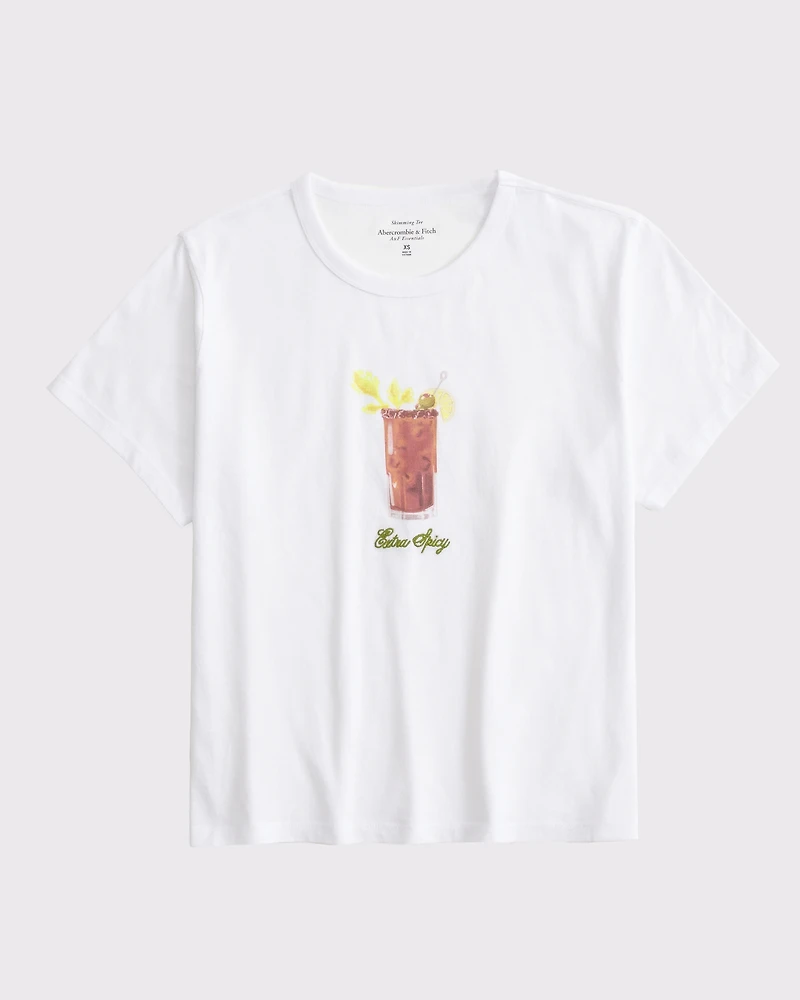 Short-Sleeve Bloody Mary Graphic Skimming Tee
