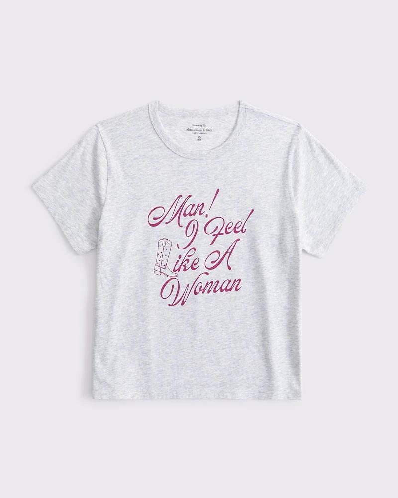 Short-Sleeve Shania Twain Graphic Skimming Tee