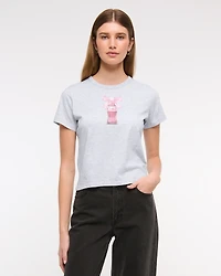 Short-Sleeve Diet Coke Graphic Skimming Tee