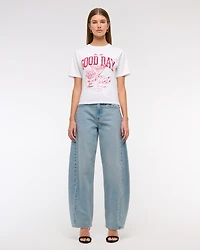 Short-Sleeve Martini & Fries Graphic Relaxed Tee