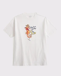 Oversized Shoreline Spritz Graphic Tee
