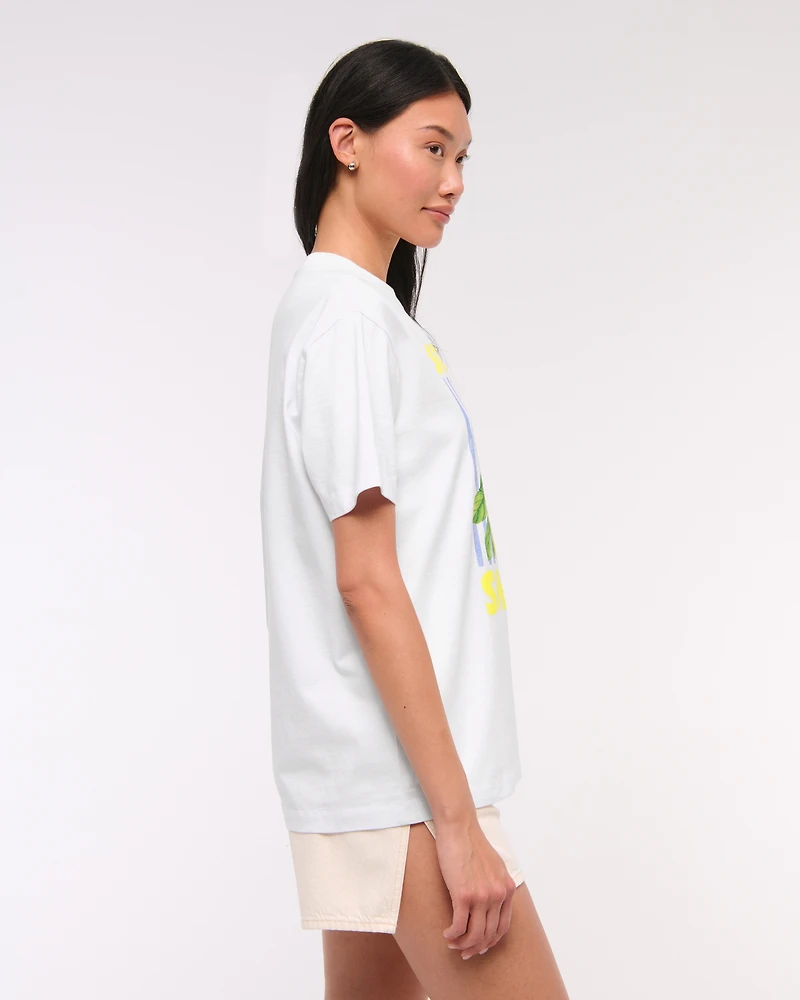 Oversized Lemon Graphic Tee