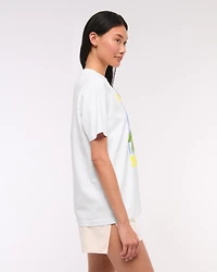 Oversized Lemon Graphic Tee