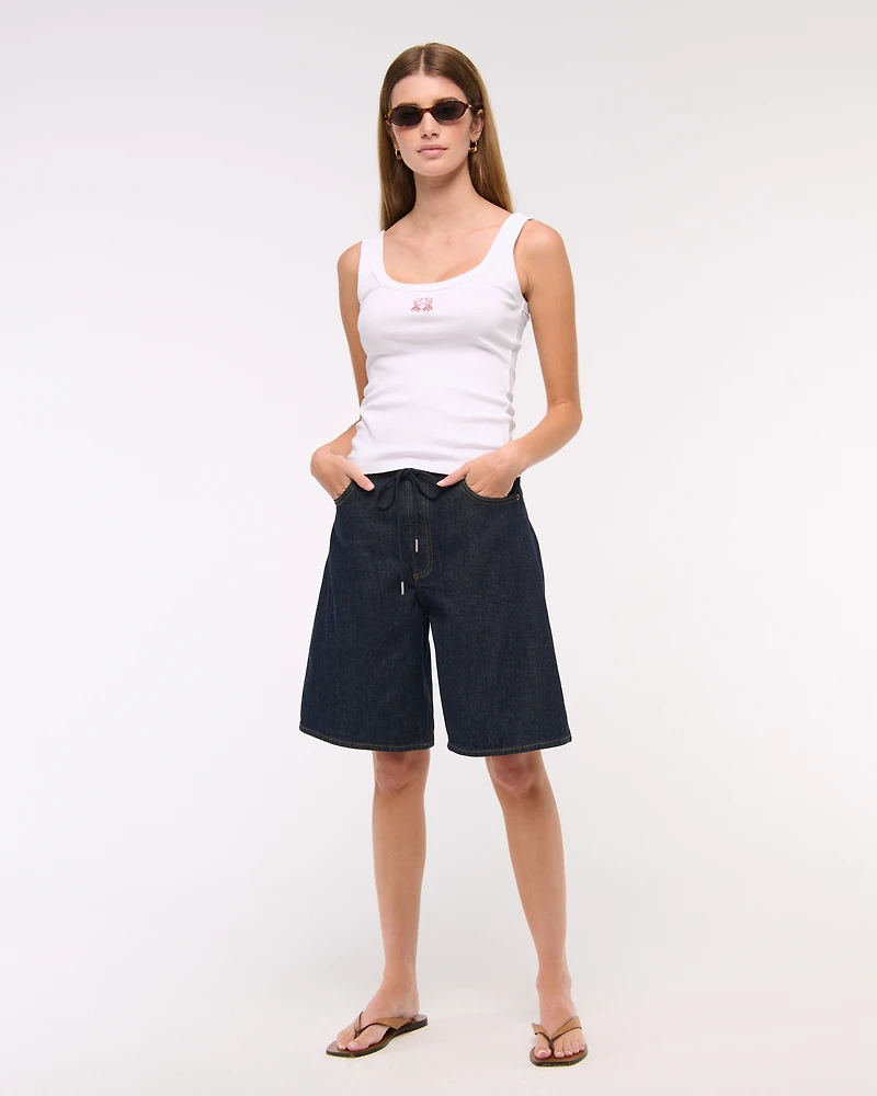 Sardines Graphic Scoopneck Tank