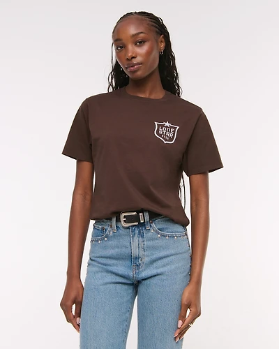 Short-Sleeve Pabst Blue Ribbon Graphic Relaxed Tee
