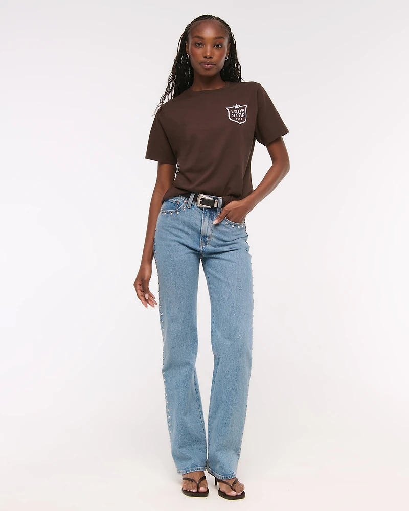 Short-Sleeve Lone Star Beer Graphic Relaxed Tee