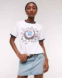 Short-Sleeve Pabst Blue Ribbon Graphic Relaxed Tee