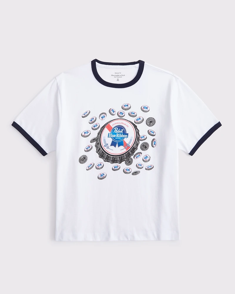 Short-Sleeve Pabst Blue Ribbon Graphic Relaxed Tee