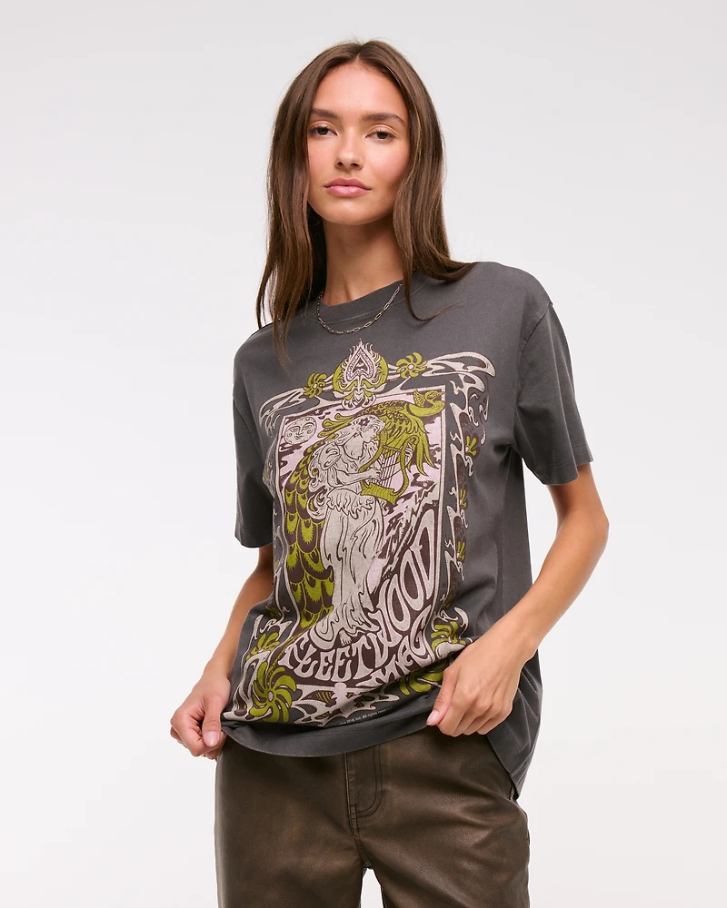 Oversized Johnny Cash Graphic Tee